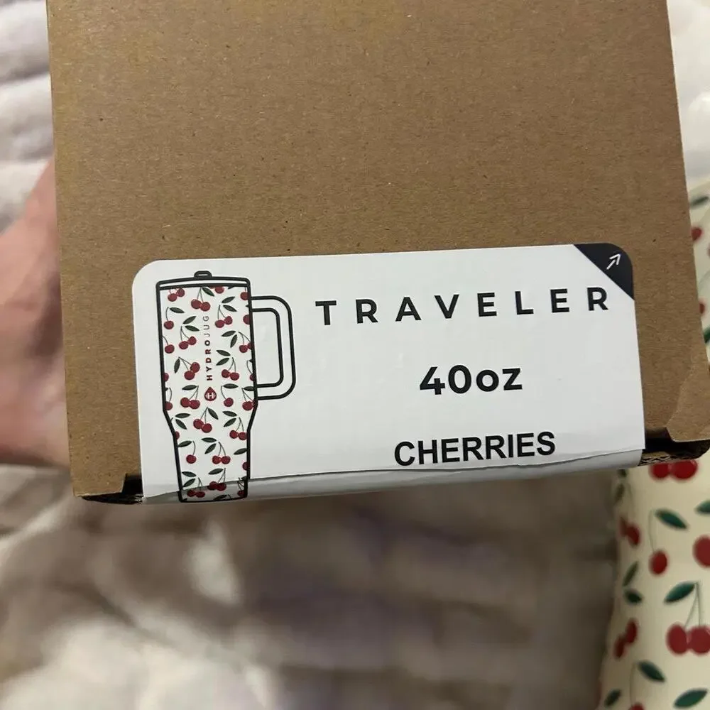 Hydrojug limited edition Cherries 40 oz BNIB - Picture 4 of 6